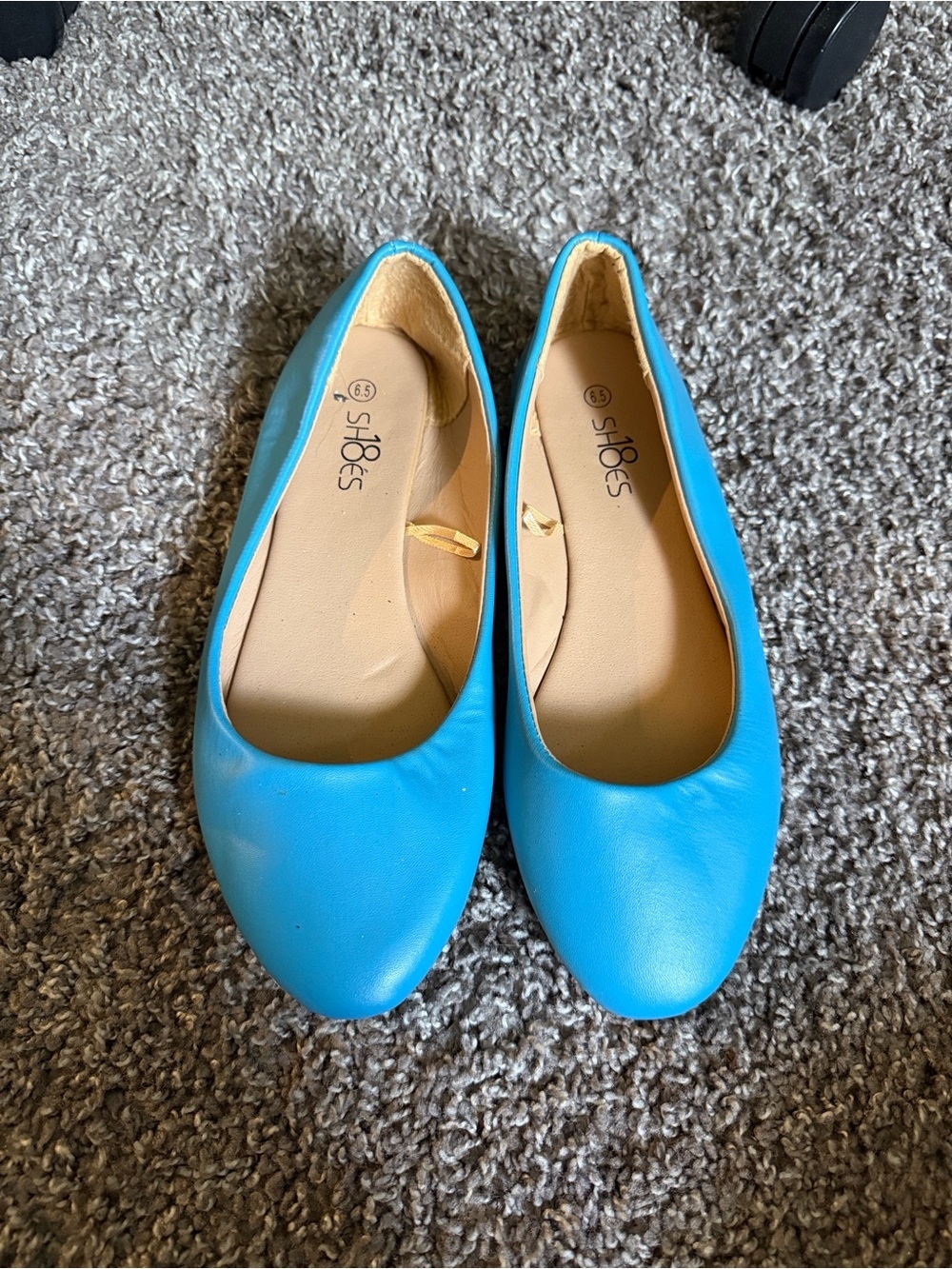 Bright Blue Ballet Flats size 6.5 - Picture 2 of 7